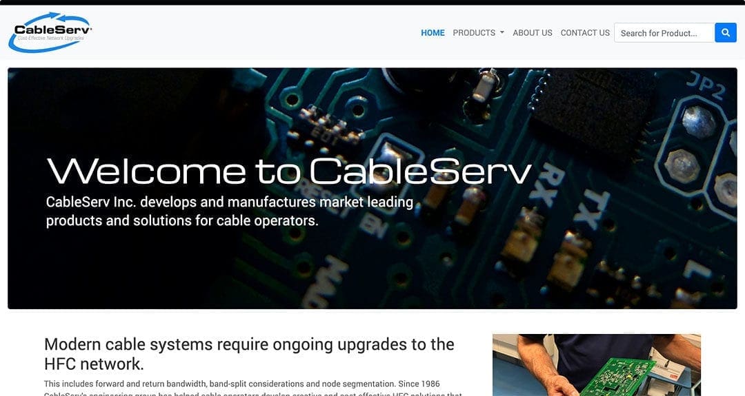 CableServ: large database and on the fly PDF generation
