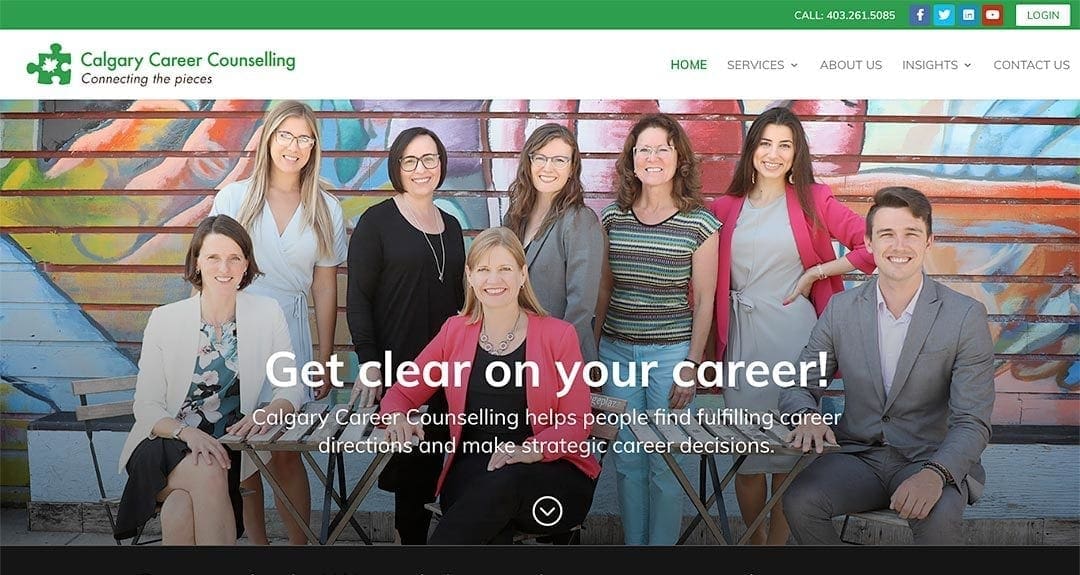 Calgary Career Counselling launches website by YWD