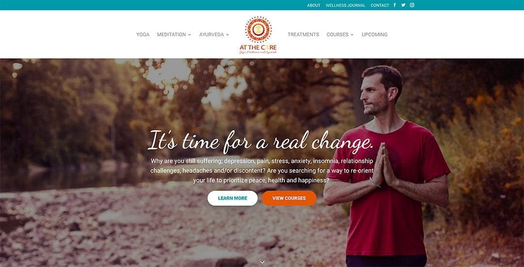 New client: At the Core Yoga