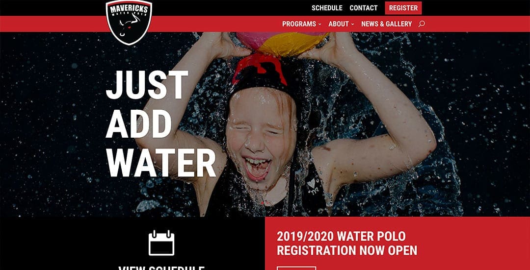 New website launched: Mavericks Water Polo