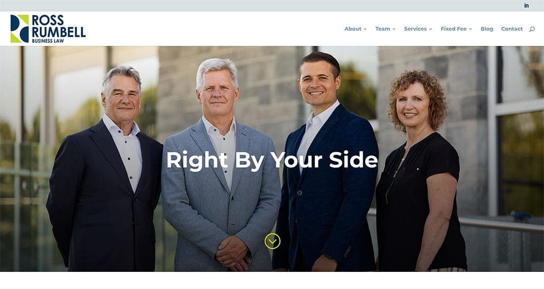 Toronto business law firm Ross Rumbell launches a website by YWD