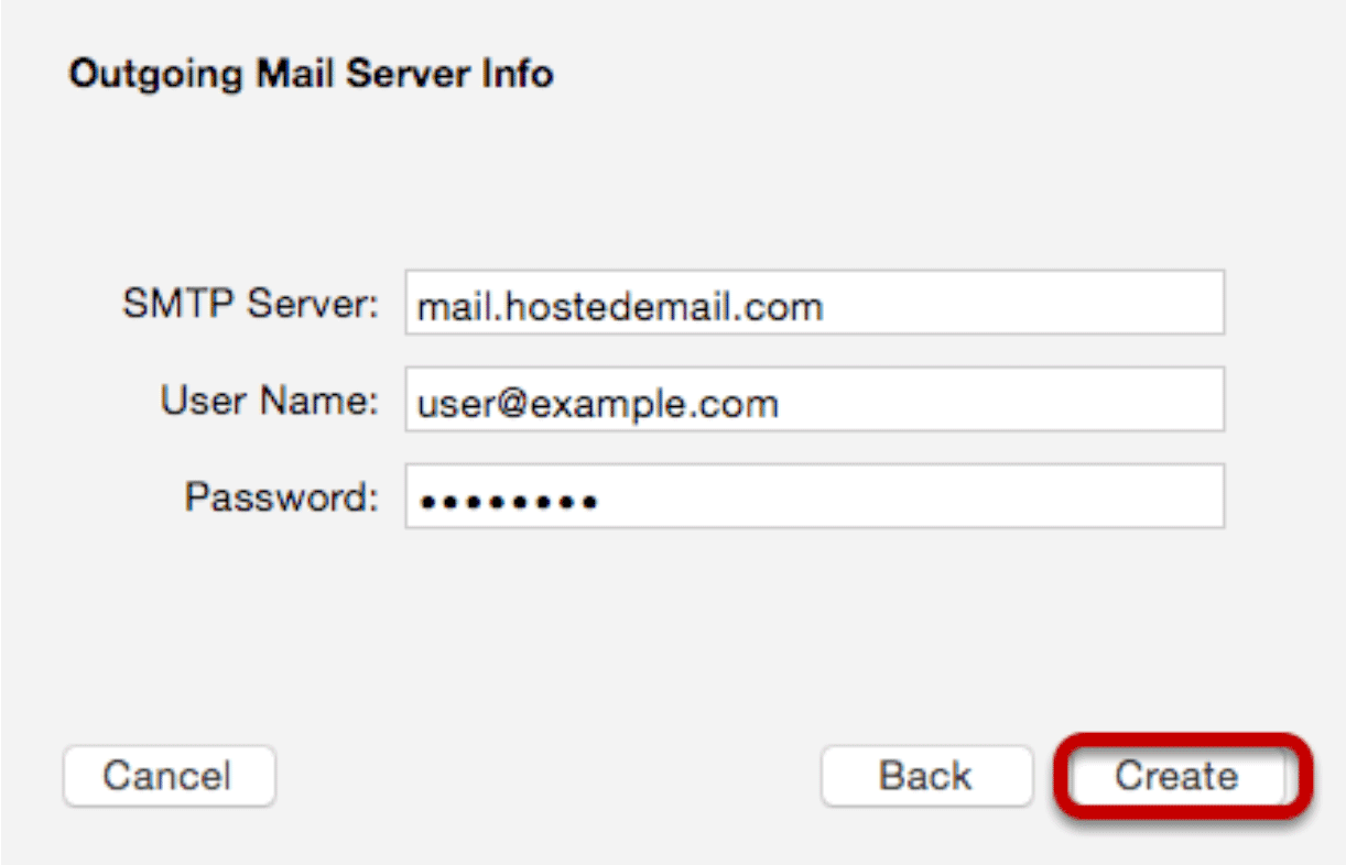 Setting up email on Mac Mail