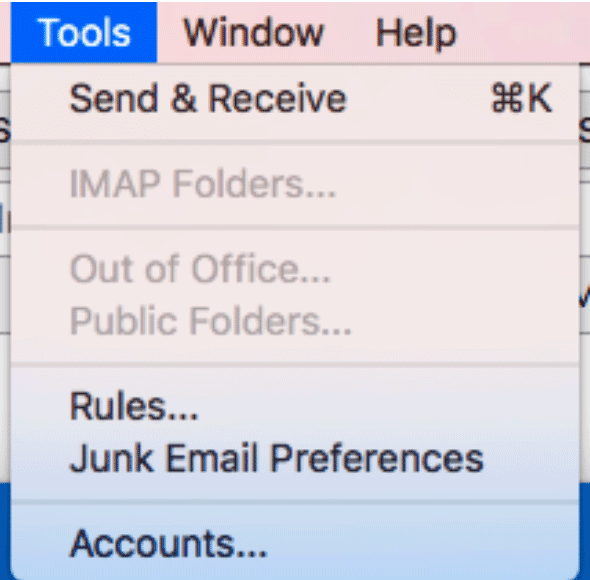 Setting up Outlook email