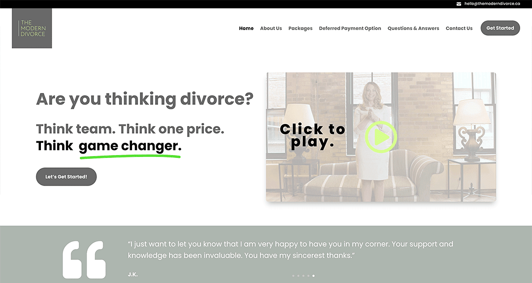 New website: The Modern Divorce