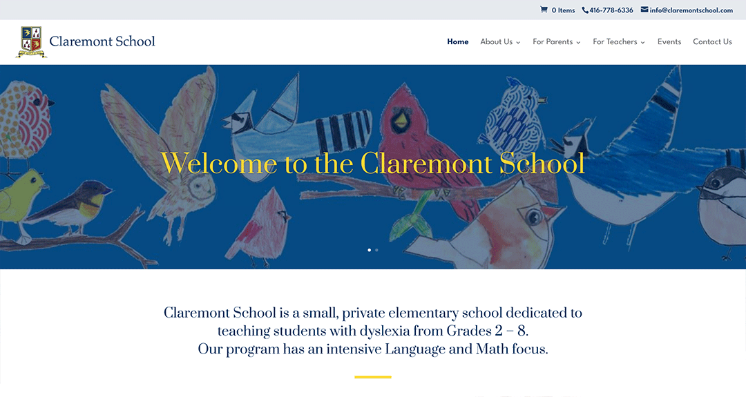 New website: Claremont School